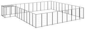 Canil 31,46 m² aço preto