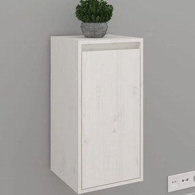 813487 vidaXL Armário de parede 30x30x60 cm madeira de pinho maciça branco