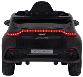 Carro elétrico para Crianças 12V 4x4 Aston Martin DBX Rodas de EVA, Assento de couro Preto