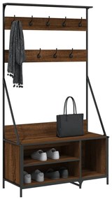 Conjunto de Entrada - Bengaleiro c/ arrumação calçado 100x41x184 cm ca