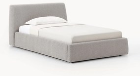 Cama de solteiro em bouclé Cloud