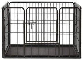 Parque para cãezinhos 91,5x59x61 cm aço