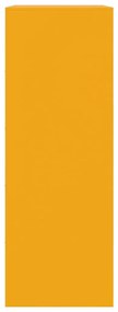 Aparador 67x39x107 cm aço amarelo mostarda