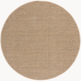 Tapete redondo de pelo curto em erva marinha Natural Fibers