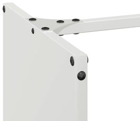 Suporte para lenha 40x30x80 cm aço laminado a frio branco