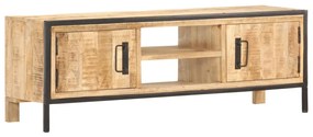 vidaXL Móvel de TV 120x30x40 cm madeira de mangueira áspera