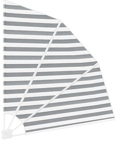 Tela de Privacidade para Varanda Manual Antracite e branco