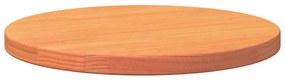 Tampo de mesa redondo Ø40x2,5 cm pinho maciço castanho-mel