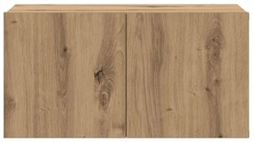 Conjunto de Armário de TV Carvalho Artisan Madeira Derivada