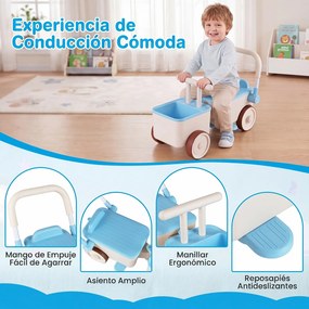 Infantil 3 em 1, 67,5 x 28 x 35 cm, Pega Dobrável, Azul