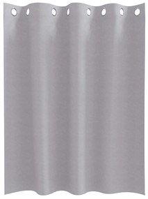 Cortinas 2 pcs Cinza Metálico 140 x 140 cm Poliéster