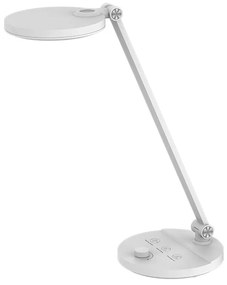 Candeeiro de Escritorio Q-Connect Secretária Profissional Abs 80 Leds 7 W com Interruptor Cor Branco