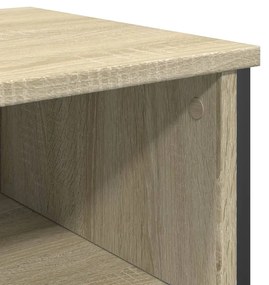 Mesa consola 100x35x74,5cm derivados de madeira carvalho sonoma