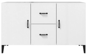 Aparador 100x36x60 cm derivados de madeira branco brilhante