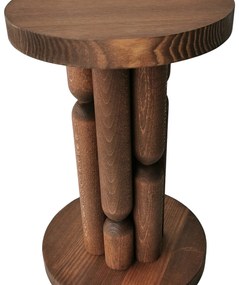 Mesa de Apoio Stoa – Castanho – 27x42x27 cm