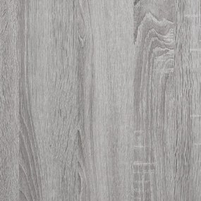 Mesa de centro 80x80x45 cm derivados madeira/ferro cinza sonoma