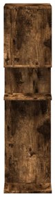 Estante divisória 92x29x112cm derivados madeira carvalho fumado