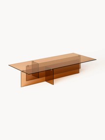 Mesa de centro grande de vidro Anouk, L 160 cm