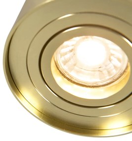 Foco de teto dourado/latão inclinável e rotativo - Rondoo up