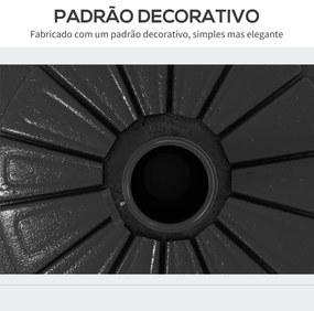 Base para Chapéu de Sol Suporte para Chapéu de Sol de HDPE Preenchível