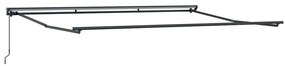 Toldo Retrátil Manual Antracite Cinzento 450 × 300 cm