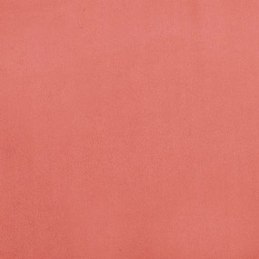 Apoio de pés 45x29,5x35 cm veludo rosa
