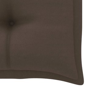 Banco baloiço 2 lug. bambu c/ folhas palmeira e almofadão 202cm