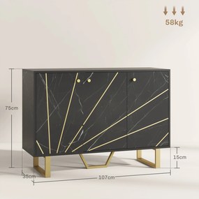 Armário Moderno – Modelo Turku – 107x35x75 – Armazenamento Vertical –