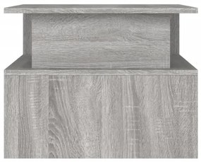 Mesa de centro 90x55x42,5 cm derivados de madeira cinza sonoma