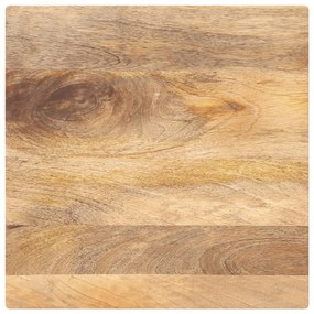 vidaXL Tampo de mesa quadrado 60x60x3,8 cm mangueira maciça