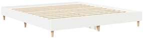 Estrutura de cama sem colchão 200x200 cm branco