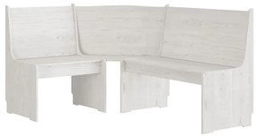 3 pcs conjunto de jantar madeira pinho maciça branco