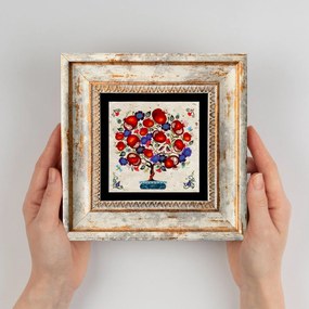 Pintura Decorativa Enquadrada TC11316 – Multicolor – 20 x 20 cm