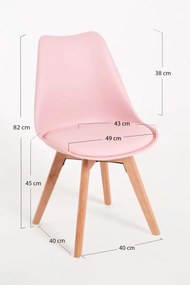 Cadeira Synk Basic - Rosa