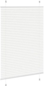 Branco Plissada Cega 100x100cm Largura Tecido 99,4 cm Poliéster