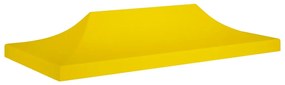 vidaXL Teto para tenda de festas 6x3 m 270 g/m² amarelo