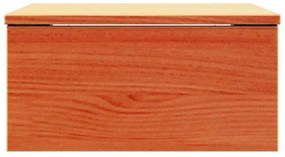 Mesa de Cabeceira Montada na Parede 2 pcs Castanho-mel