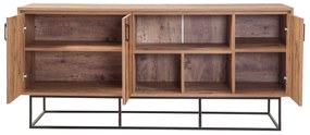 Console Quantum – Atlantic Pine Black – 180x80x40 cm