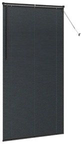 Persiana de Janela com cortinas Outros Manual Preto 120 x 220 cm Alumí