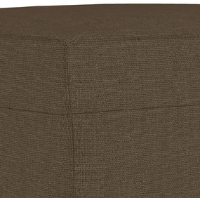 Banco 100x35x41 cm tecido castanho