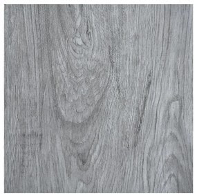 Tábuas de soalho autoadesivas 20 pcs 1,86m² PVC cinzento-claro