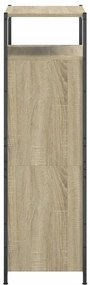Sapateira 60x34x112 cm derivados de madeira carvalho sonoma