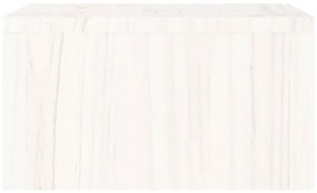 Suporte para monitor 50x27x15 cm pinho maciço branco