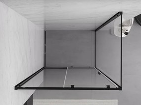 Mexen Exo-S cabine de duche deslizante 100 x 80 cm, transparente, preta - 8151-100-080-70-00