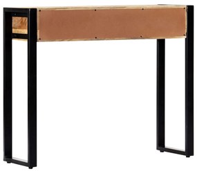 Mesa consola 90x30x75 cm madeira de mangueira maciça