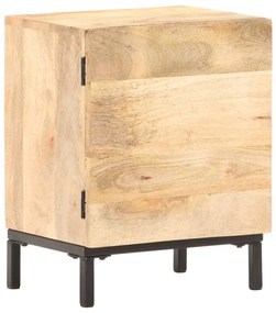 vidaXL Mesa de cabeceira 40x30x51 cm madeira de mangueira maciça