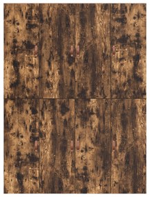 Cama de Armazenamento vidaXL Carvalho Fumado 150x200 cm