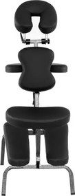 Cadeira de massagem dobrável ajustável em altura ajustável para tatuagens Cadeira de estética para SPA Leve e portátil com saco de transporte 46 x 54,
