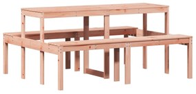 Mesa de piquenique 160x134x75 cm madeira de douglas maciça