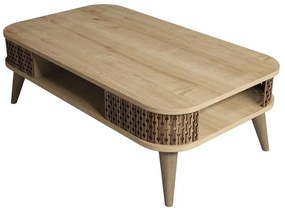 Mesa de Centro Eylül – Carvalho – 105x34,6x60 cm